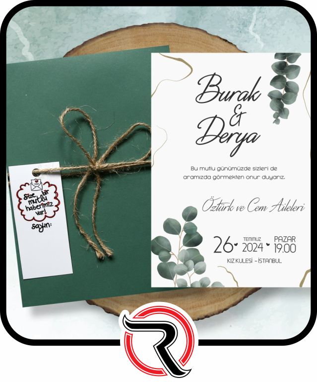 Çorlu Matbaa - Davetiye Baskı