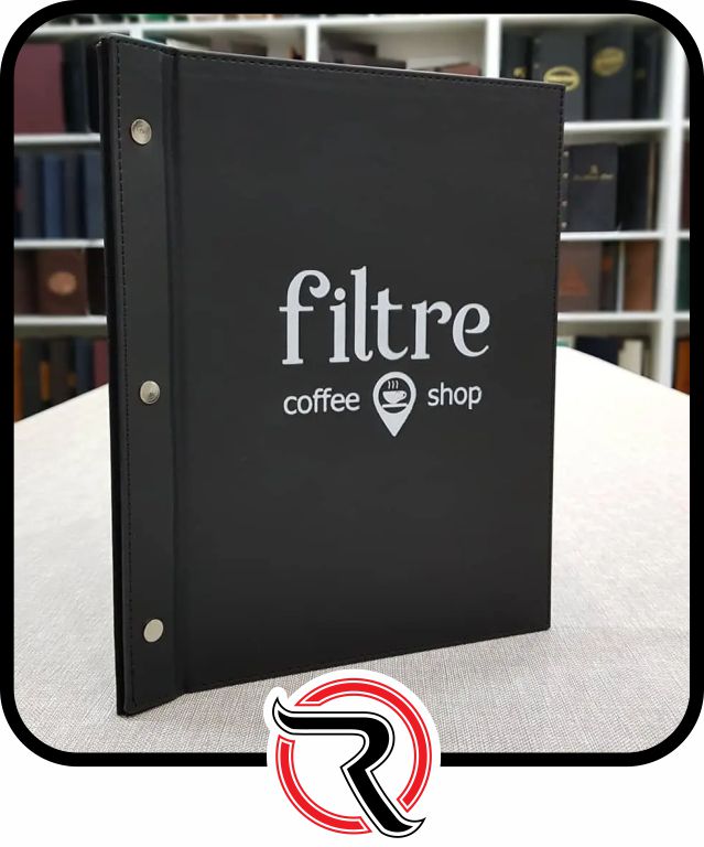 Cafe ve Restaurant Deri Menü Baskı